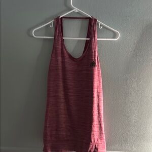 Adidas Women's Striped Pink Tank Top